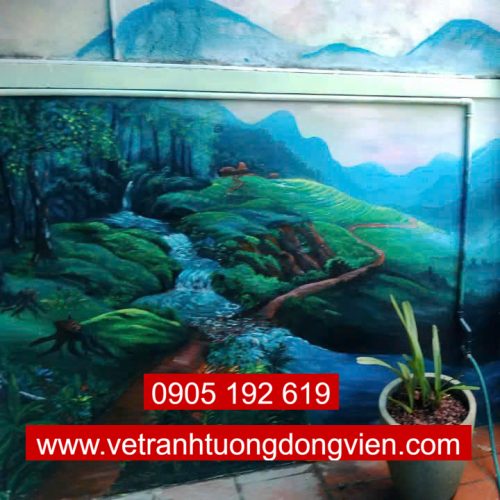 Tranh tường nhà hàng 10