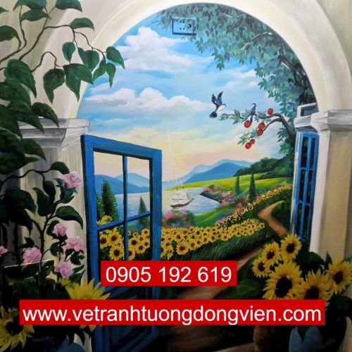 Tranh tường văn phòng 03