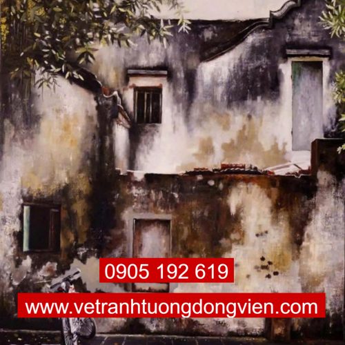 Tranh tường nhà hàng 08