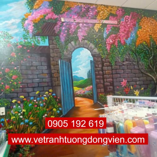 Tranh tường nhà hàng 09