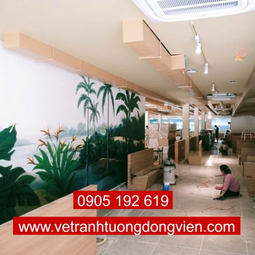 Tranh tường nhà hàng 04