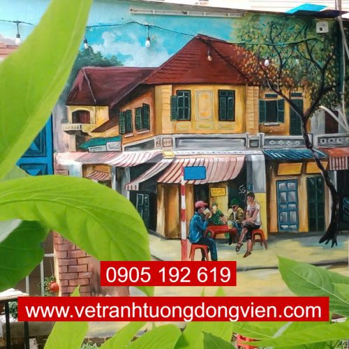 Tranh tường nhà hàng 05