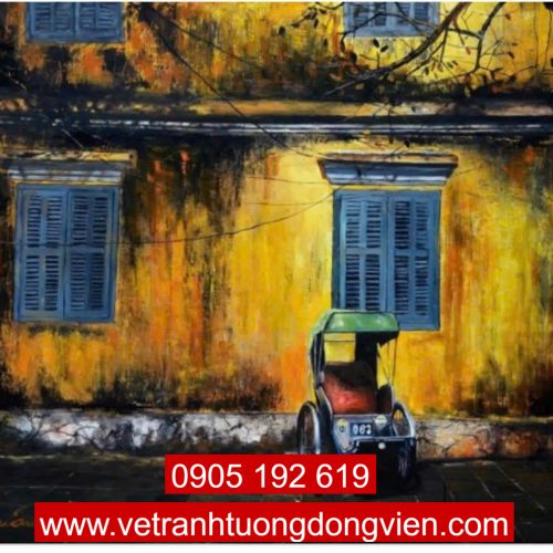 Tranh sài gòn xưa