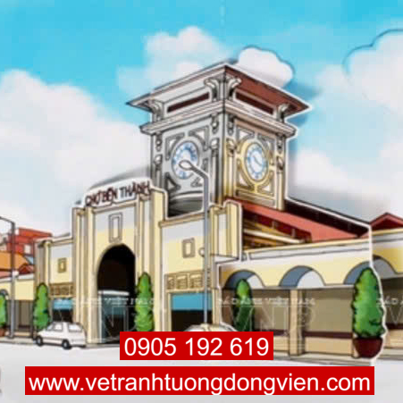 Tranh sài gòn xưa