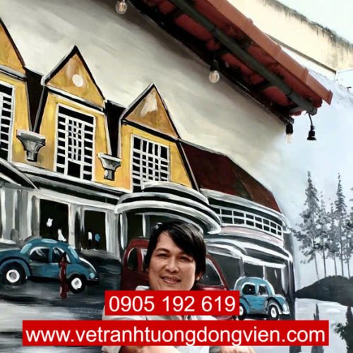 Tranh sài gòn xưa